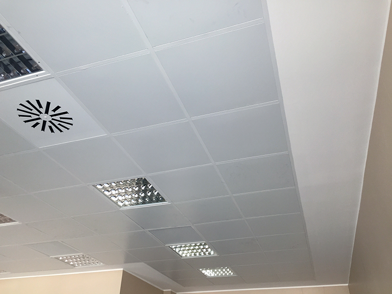 Climatizzazione radiante a soffitto per ospedali